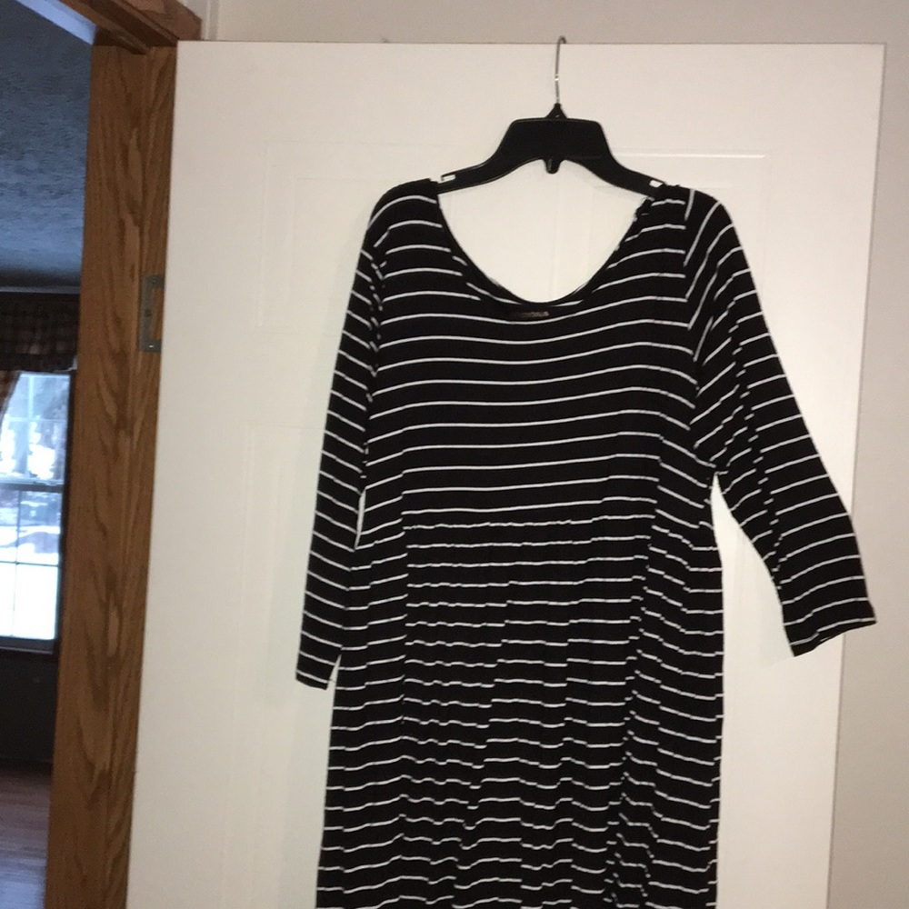 Black babydoll dress